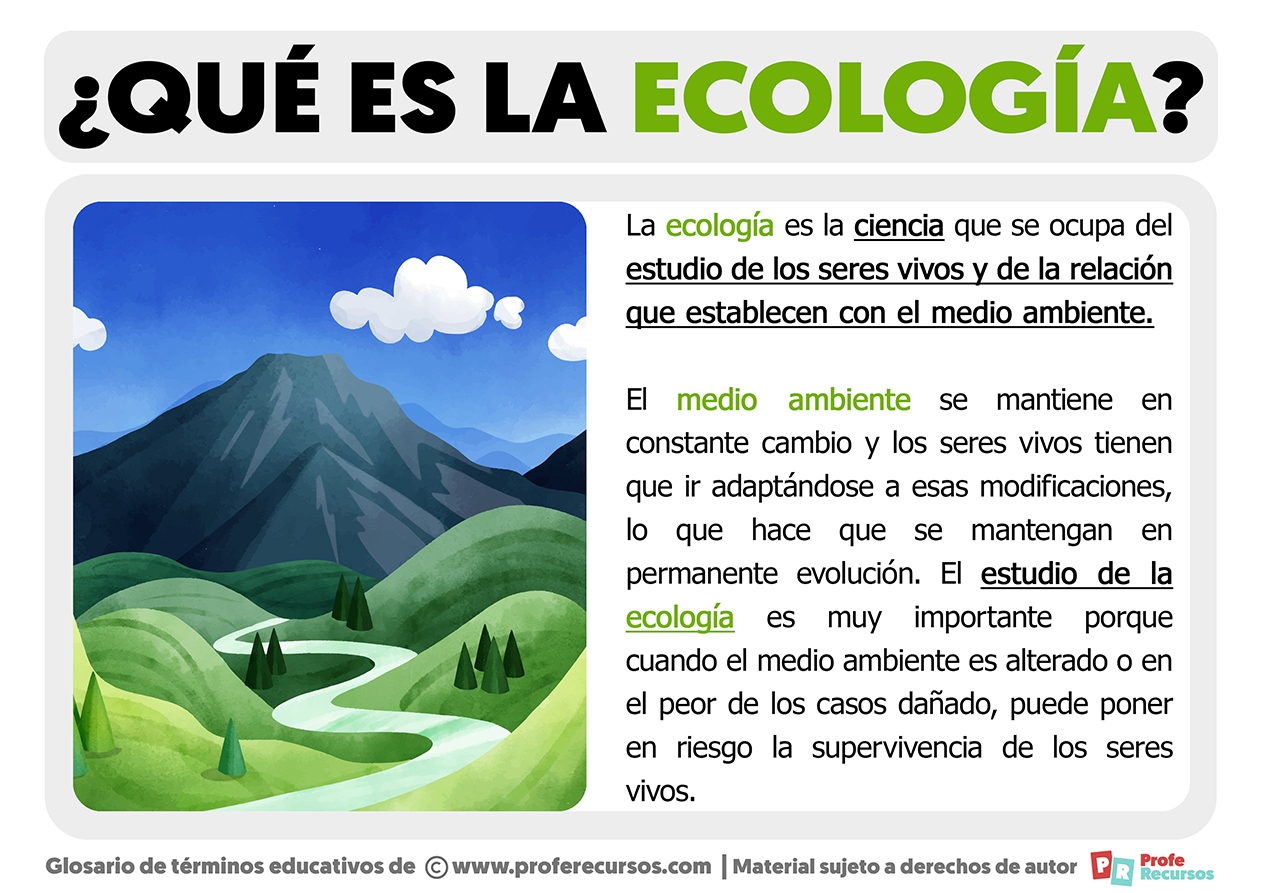 Que es la ecologia