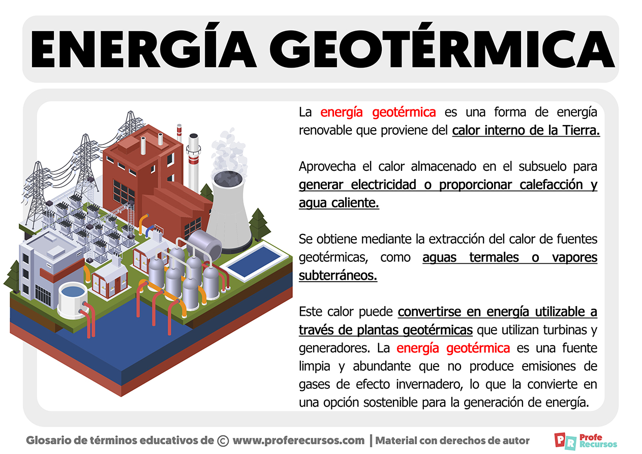 Que es la energia geotermica