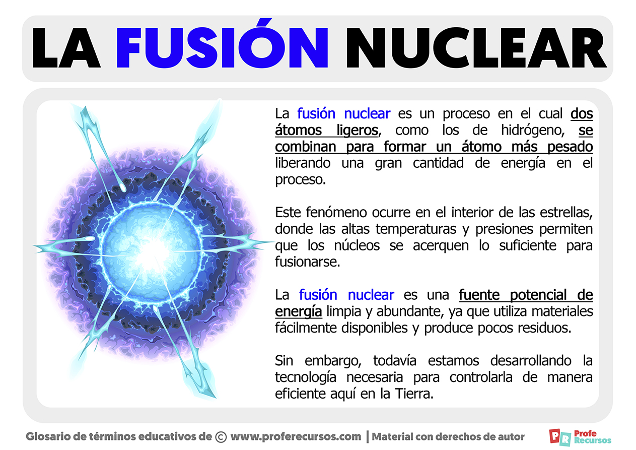 Que es la fusion nuclear