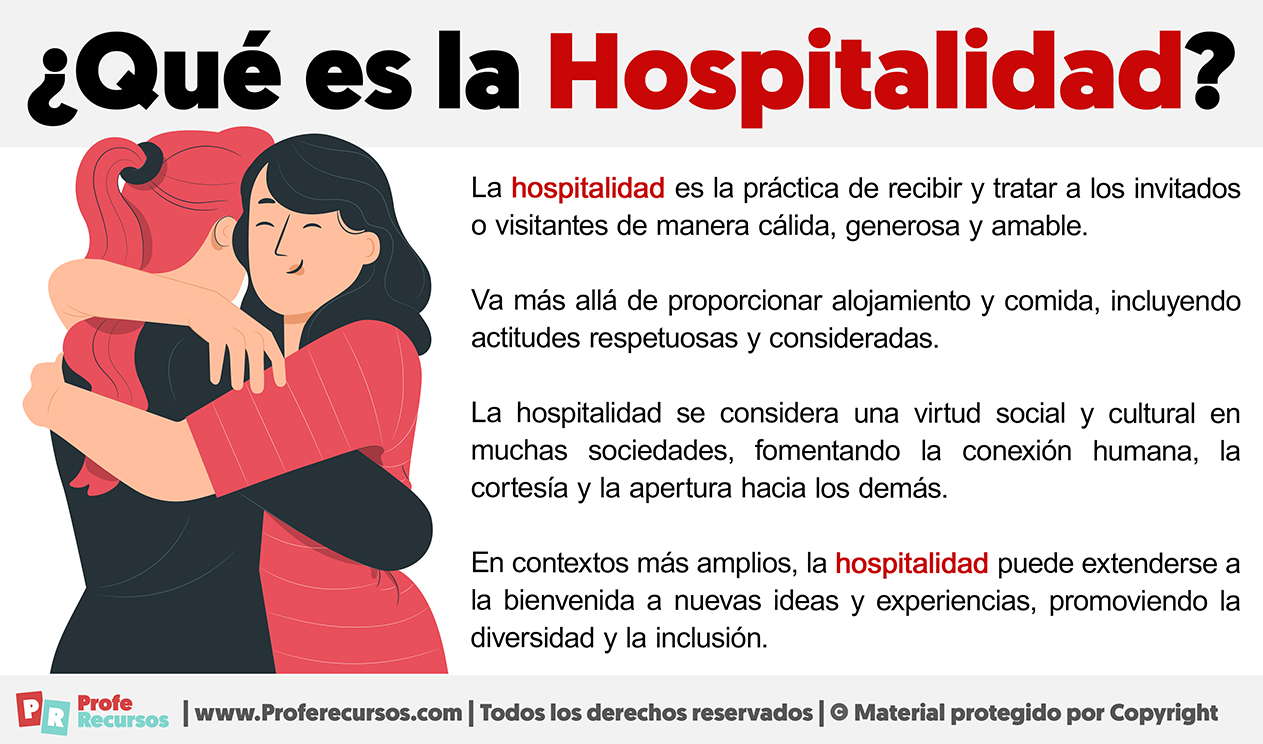 Que es la hospitalidad