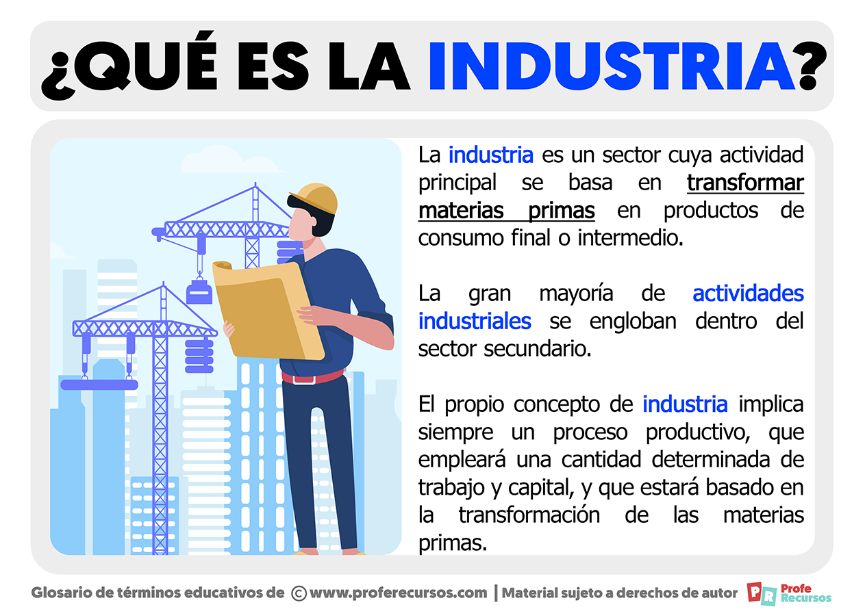 Que es la industria