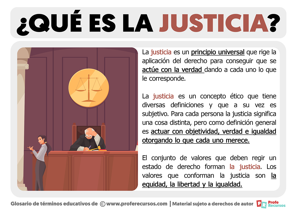 Que es la justicia