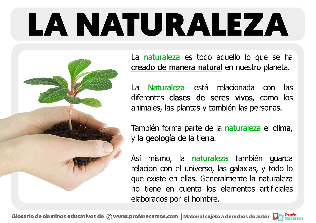 Que es la naturaleza