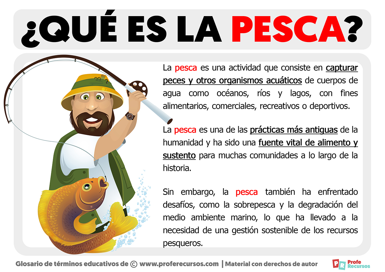 Qué es la Pesca  Definición de Pesca