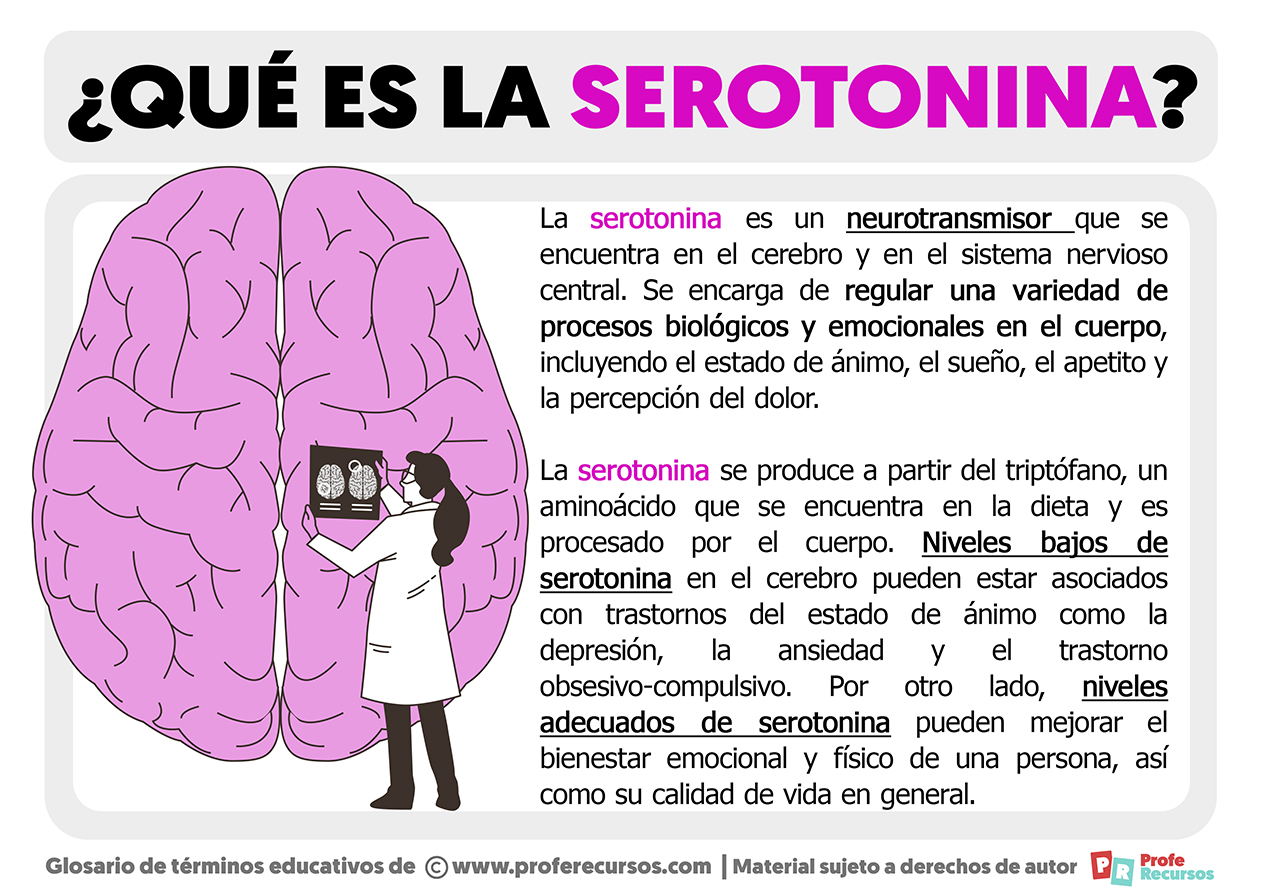 Que es la serotonina