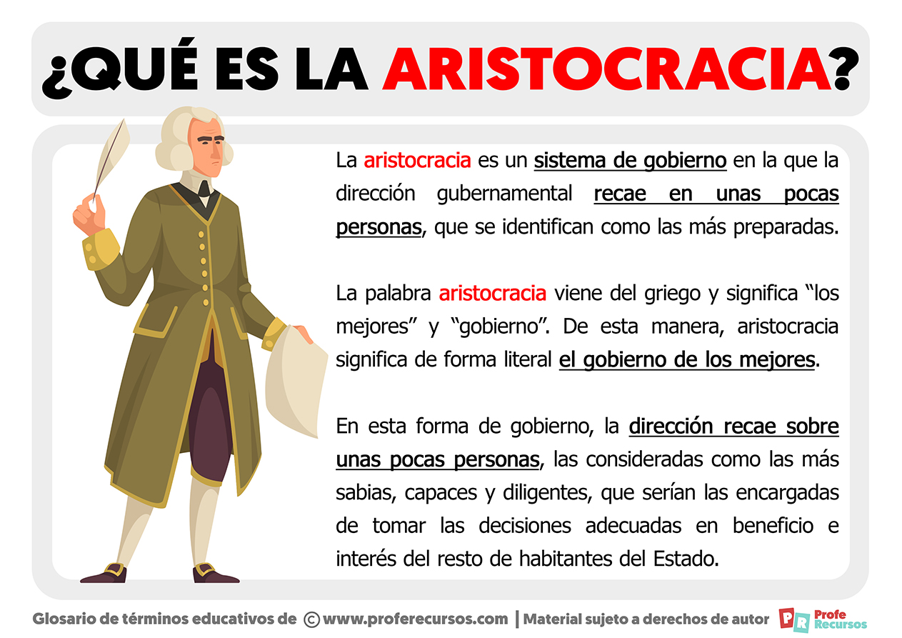 Que es la aristocracia