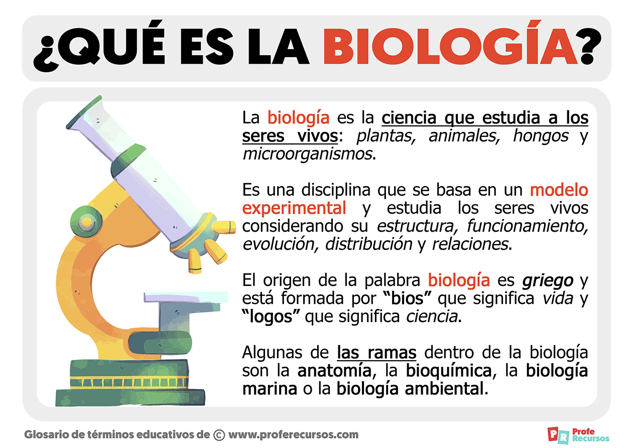 Que es la biologia