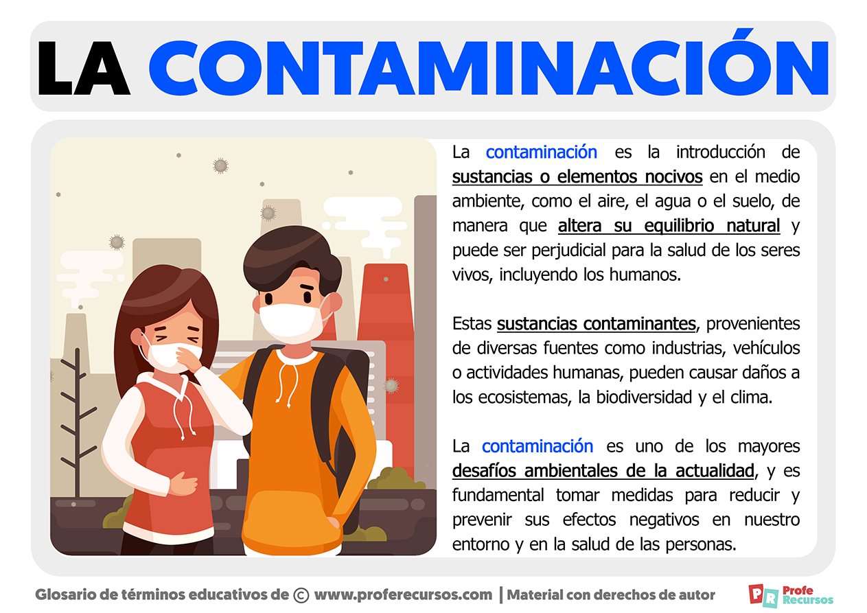 Que es la contaminacion