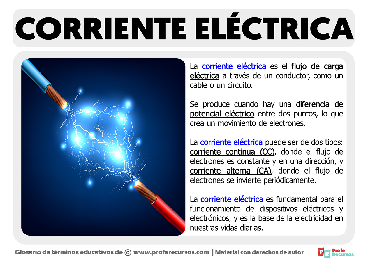 Que es la corriente electrica