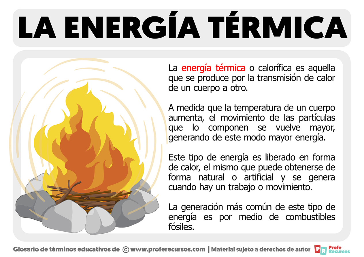 Que es la energia termica