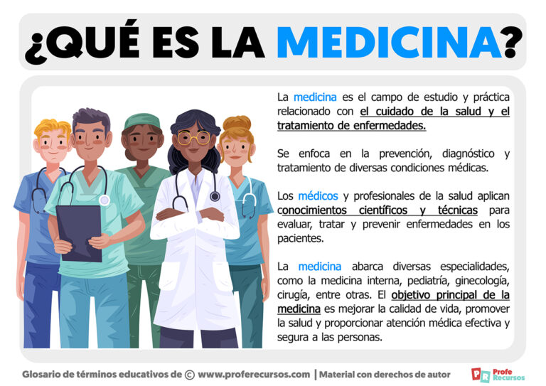 Qué es la Medicina Definición de Medicina