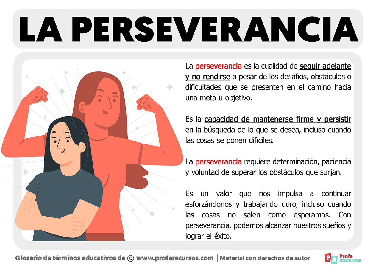 Que es la perseverancia