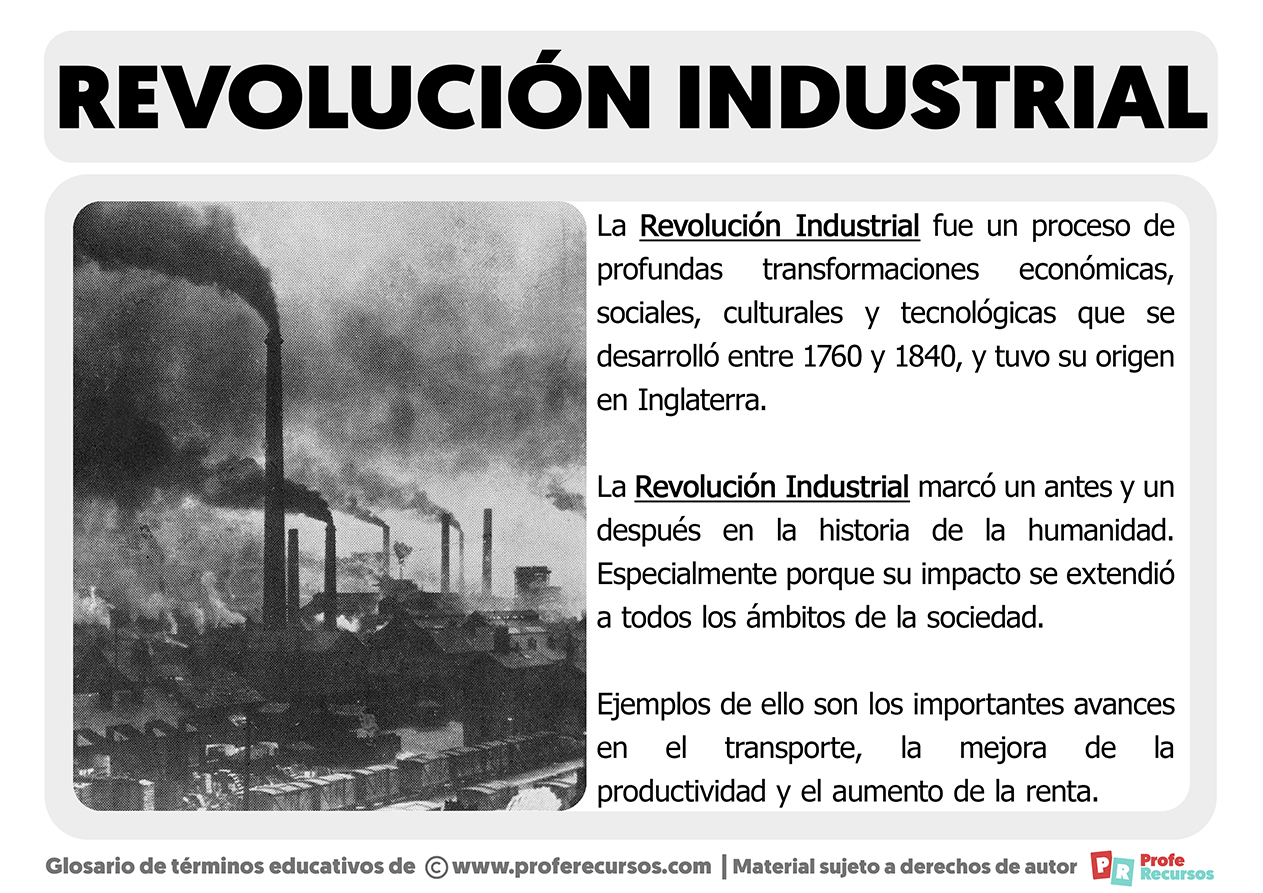 Que es la revolucion industrial
