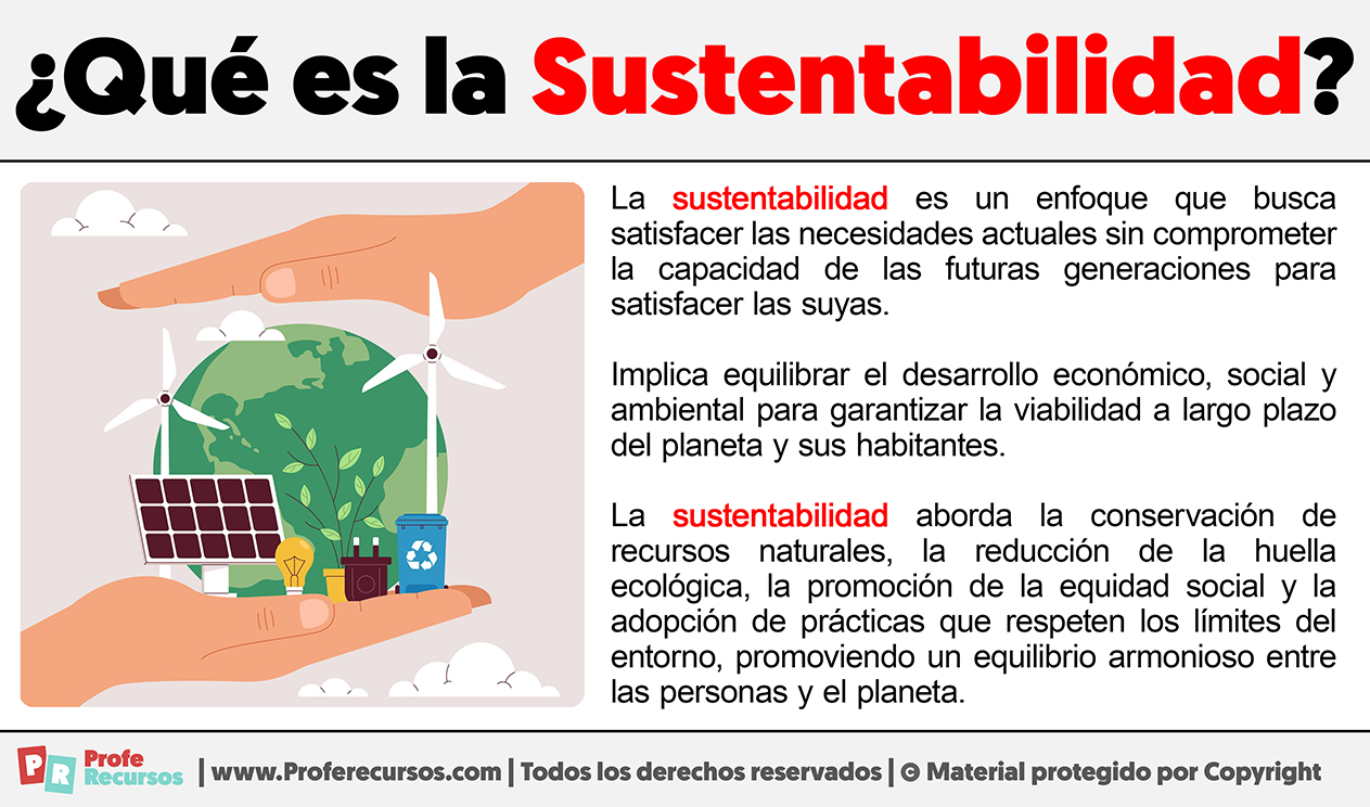 Que es la sustentabilidad