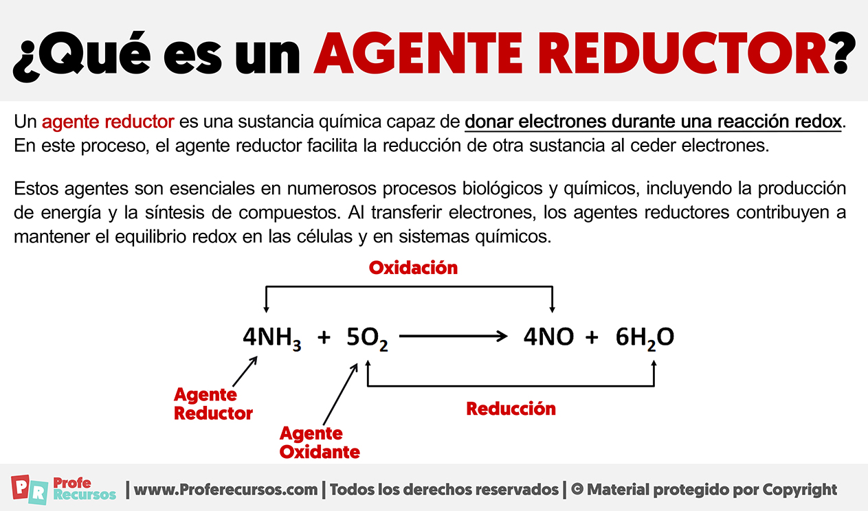 Que es un agente reductor