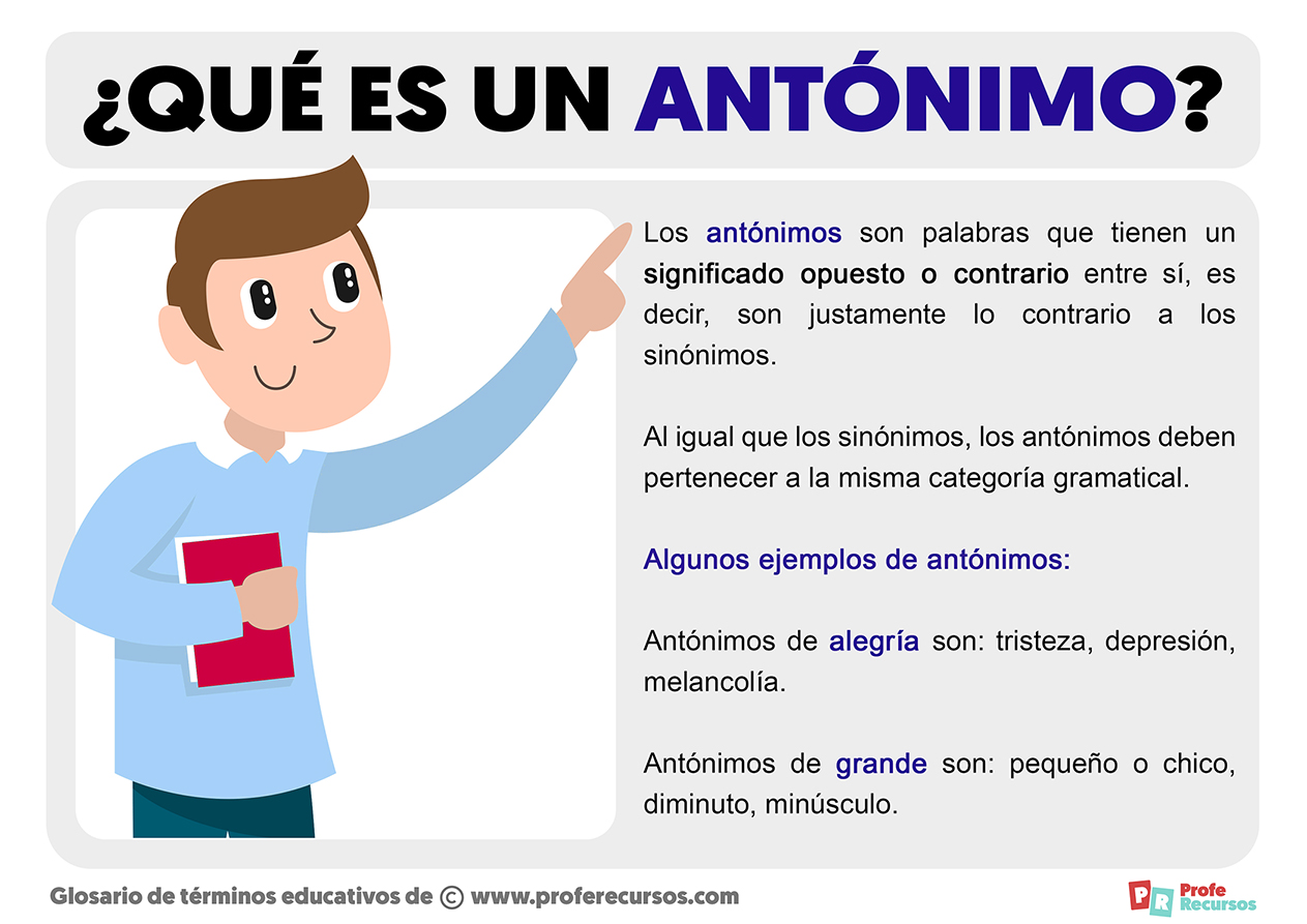 Que es un antonimo