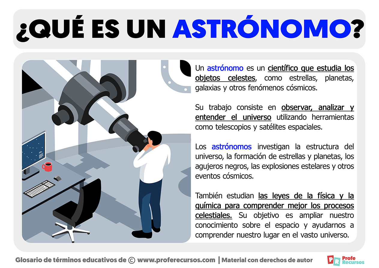Que es un astronomo