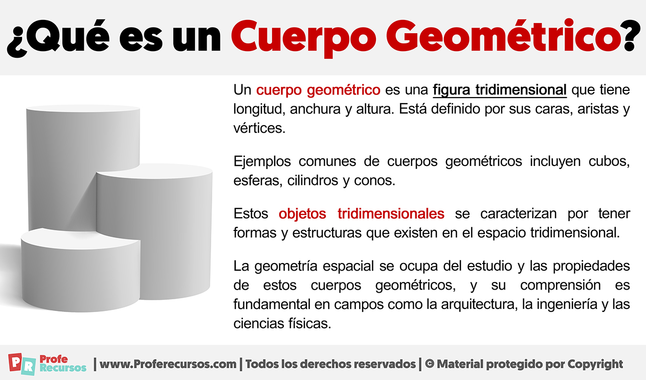 Que es un cuerpo geometrico