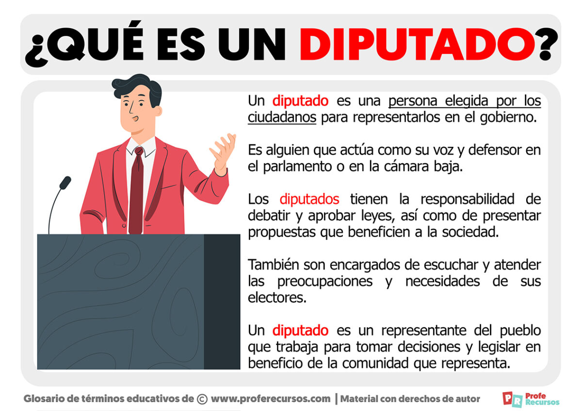 Qué es un Diputado | Definición de Diputado