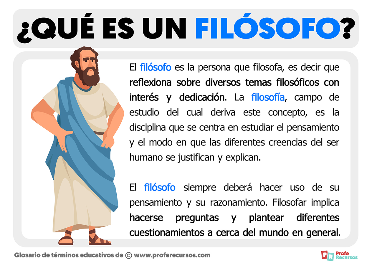 Que es un filosofo