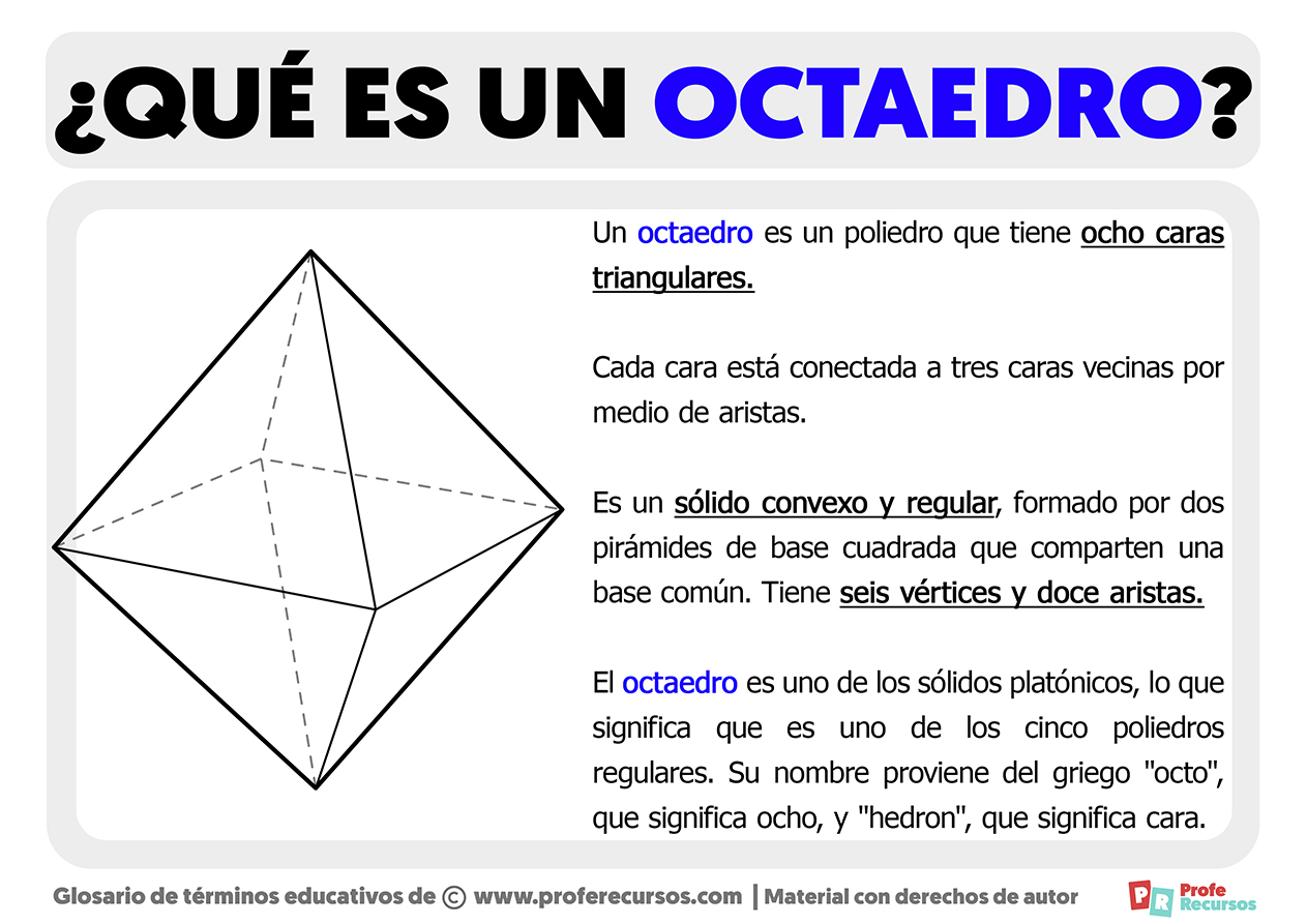 Que es un octaedro