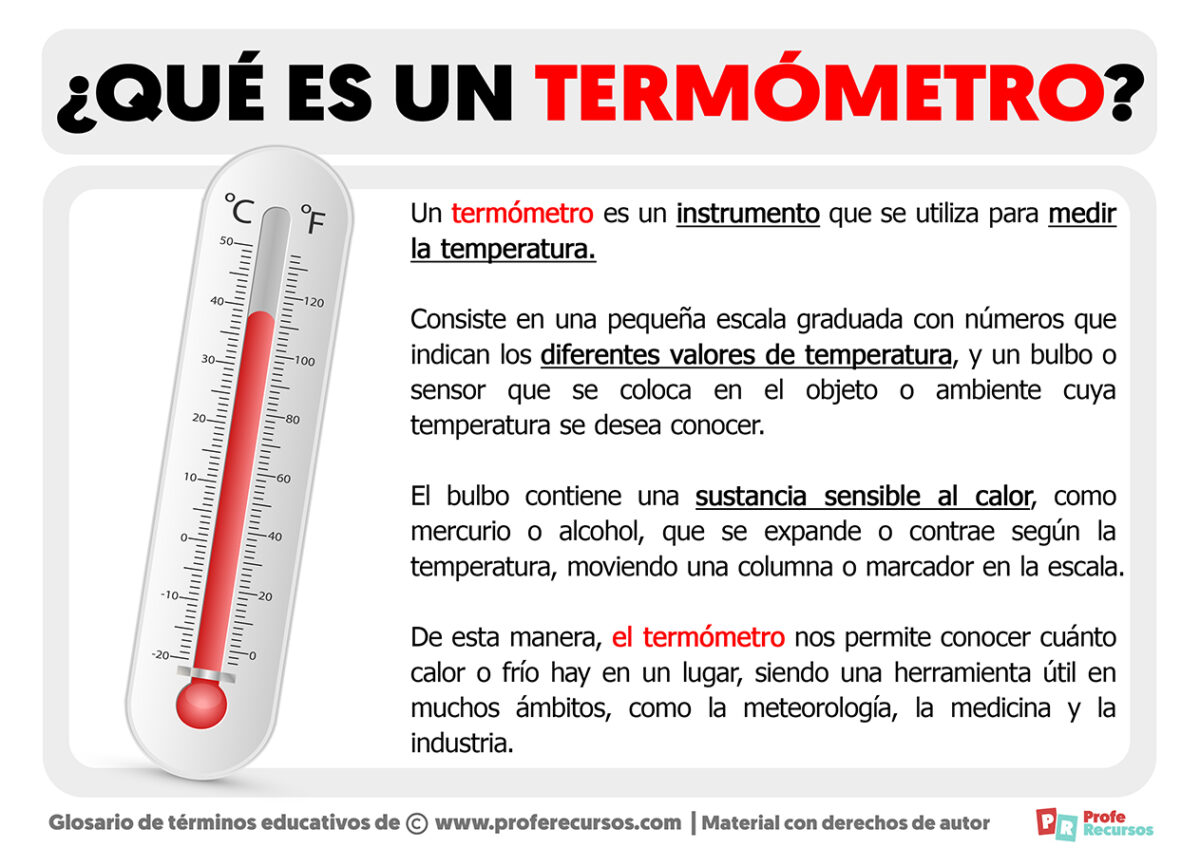 Qué es un Termómetro | Definición de Termómetro