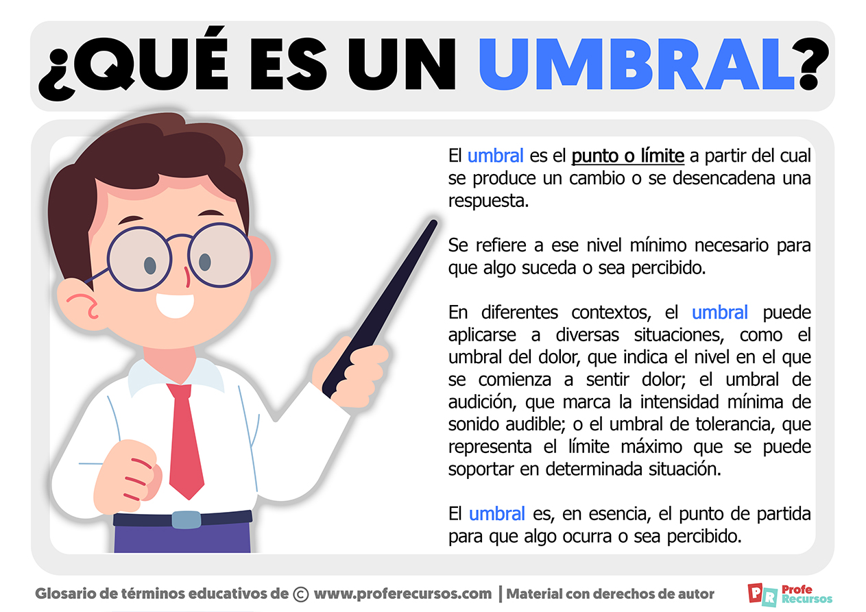 Que es un umbral