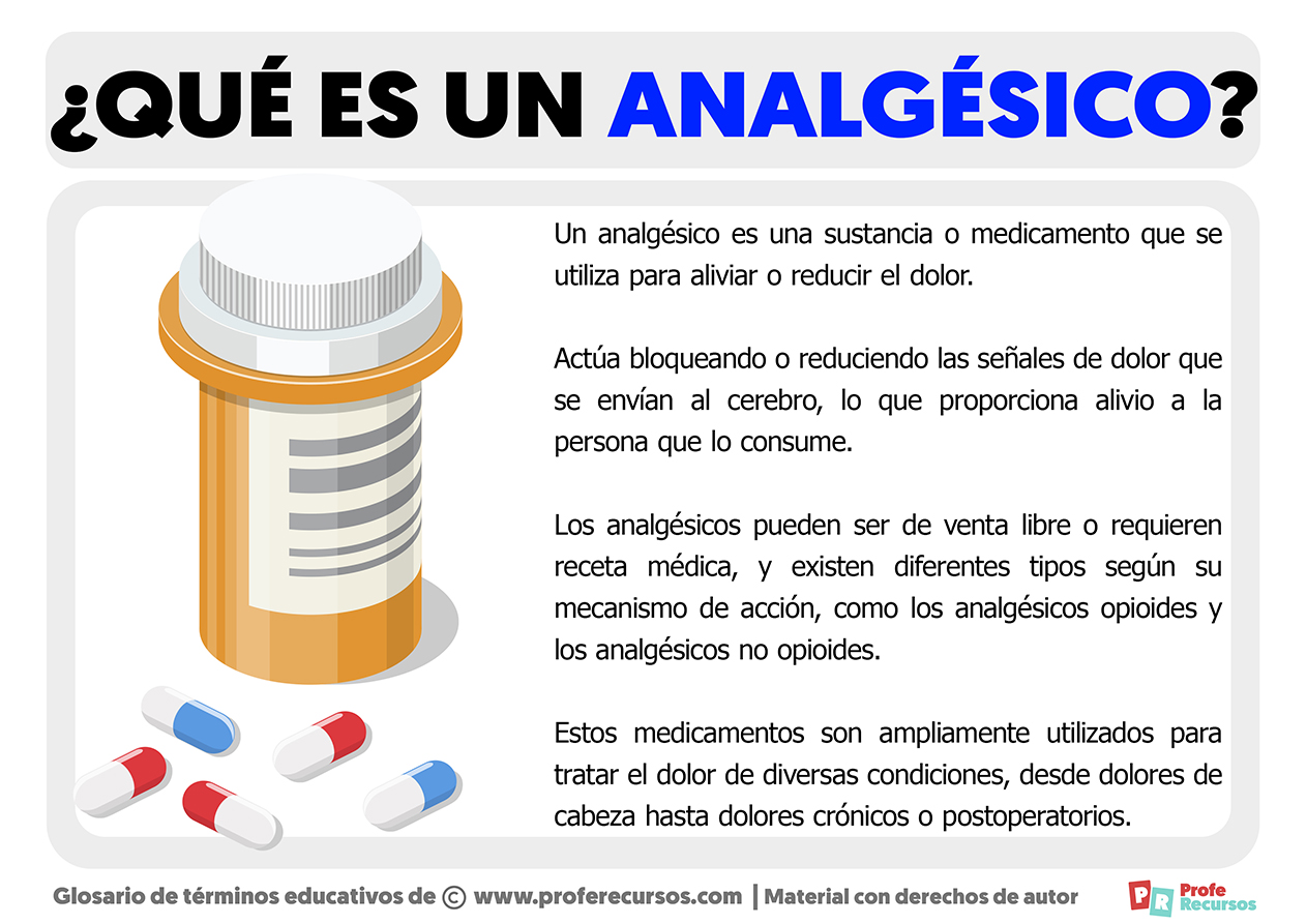 Que es un analgesico