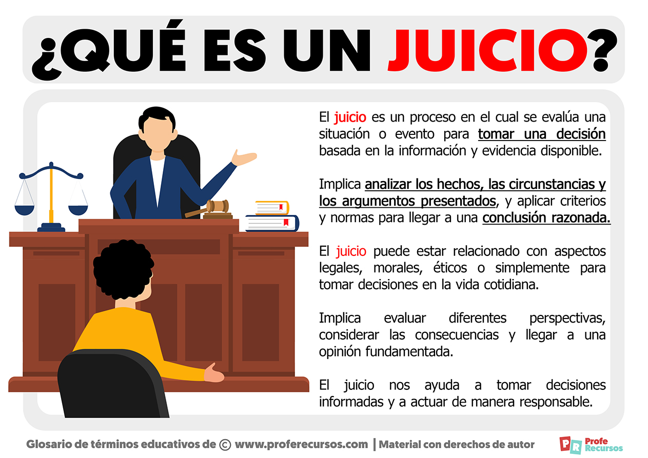 Que es un juicio