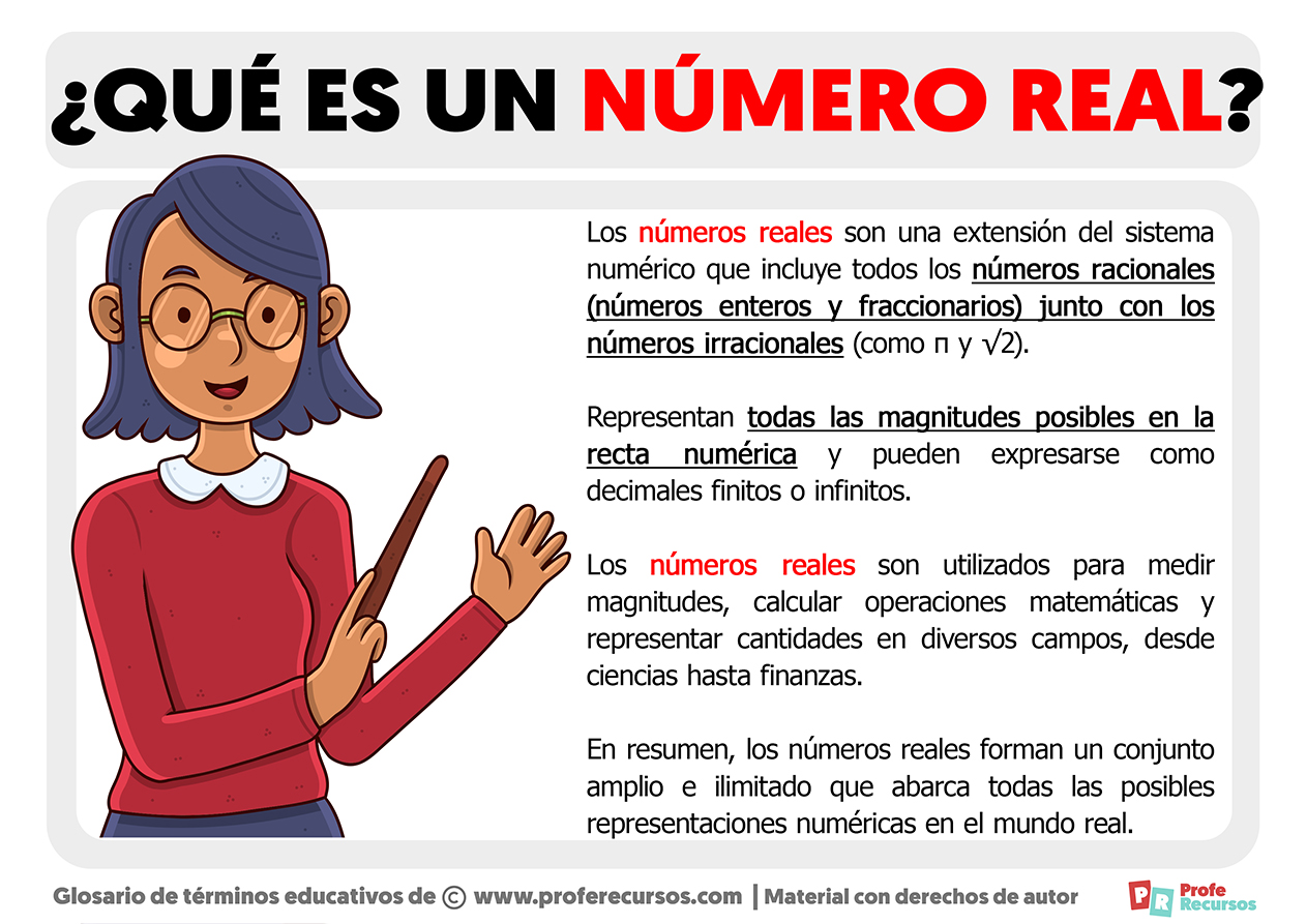 Que es un numero real