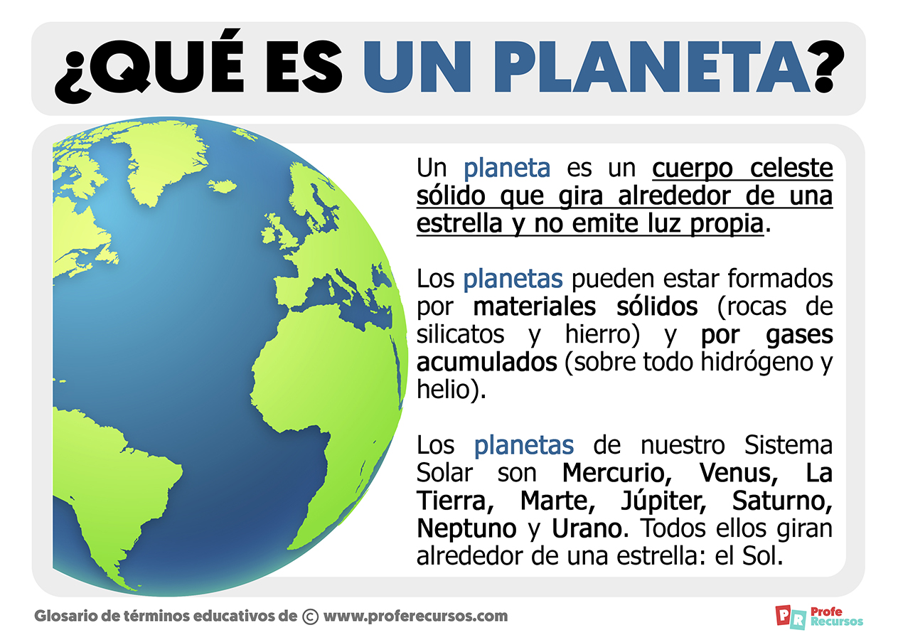 Que es un planeta