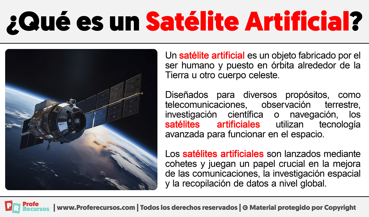 Que es un satelite artificial