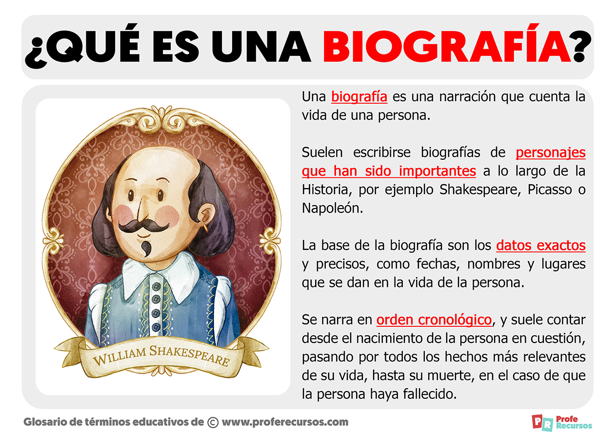 Que es una biografia