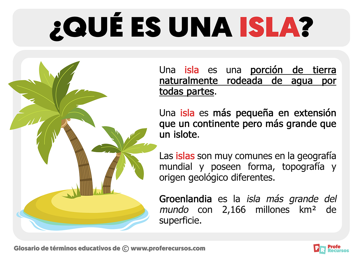 Que es una isla