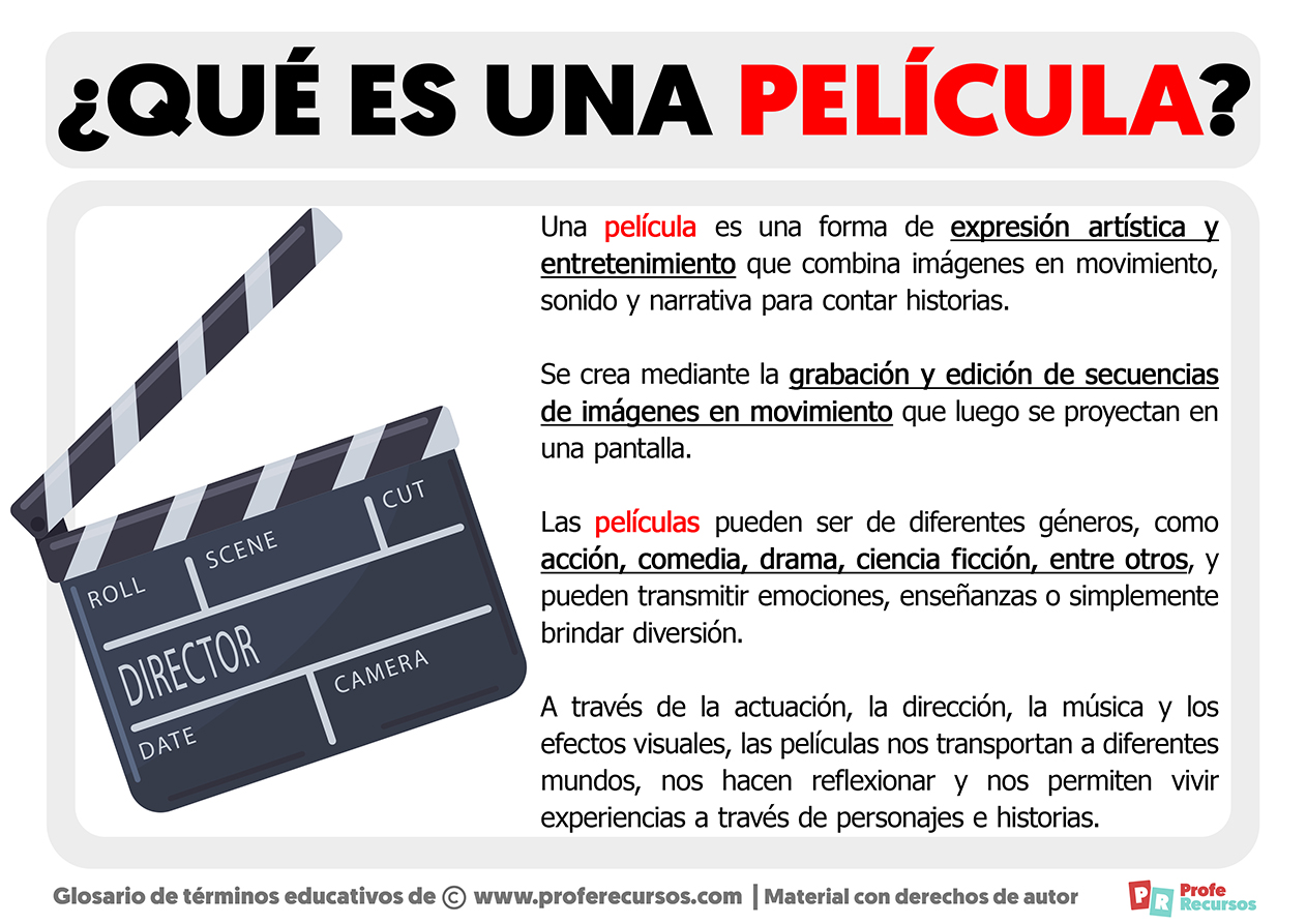 Que es una pelicula