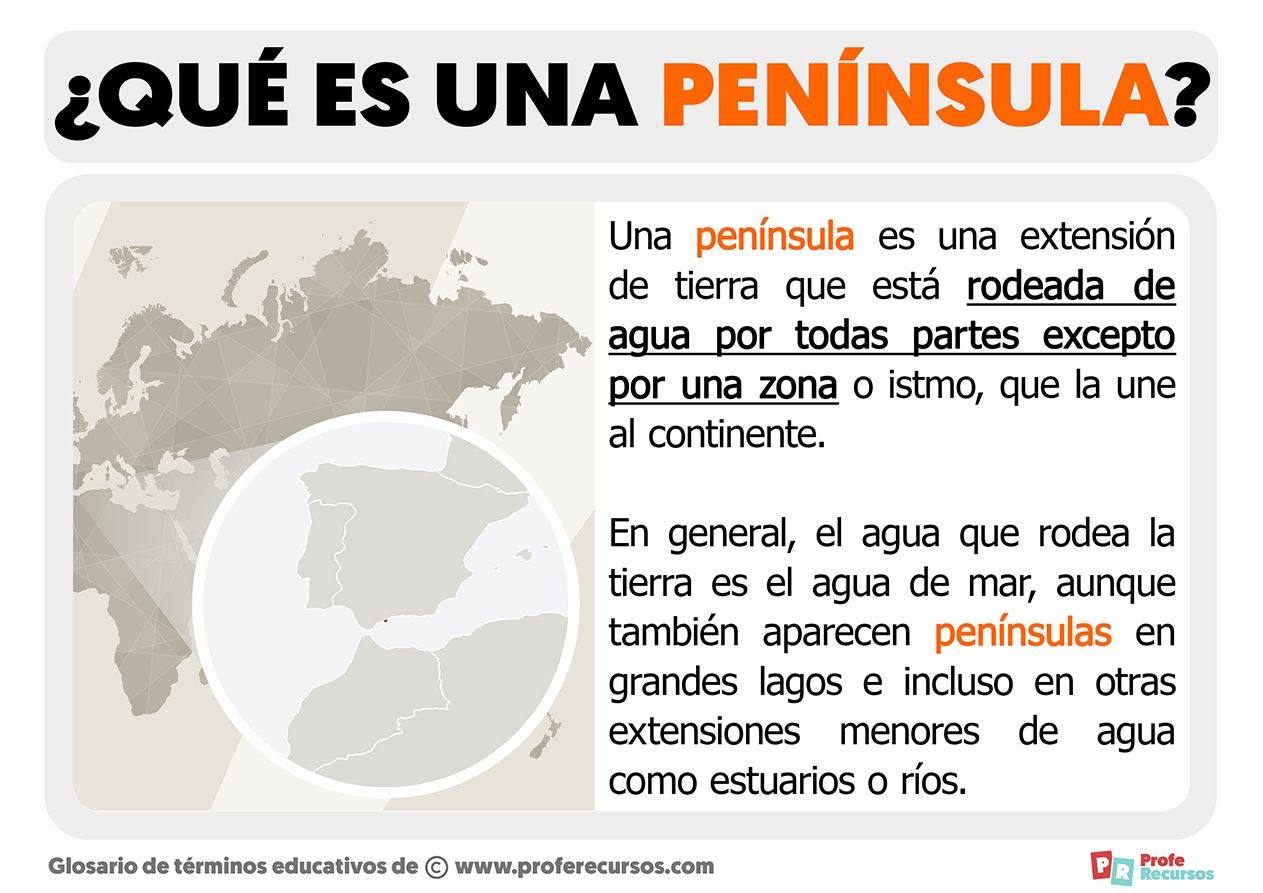 Que es una peninsula