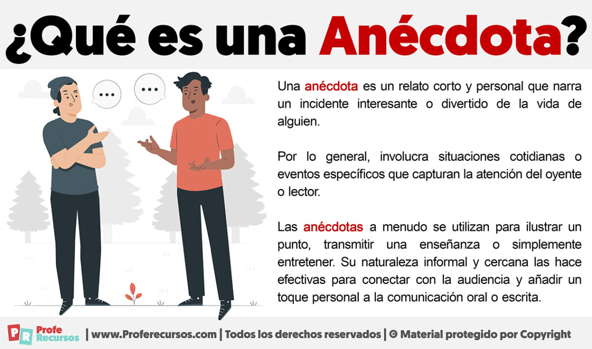 Qué es una Anécdota Definición de Anécdota