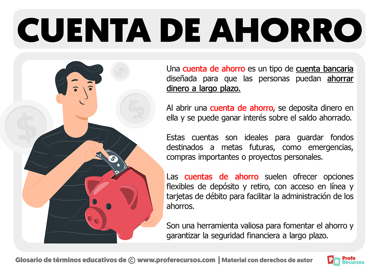 Que es una cuenta de ahorro
