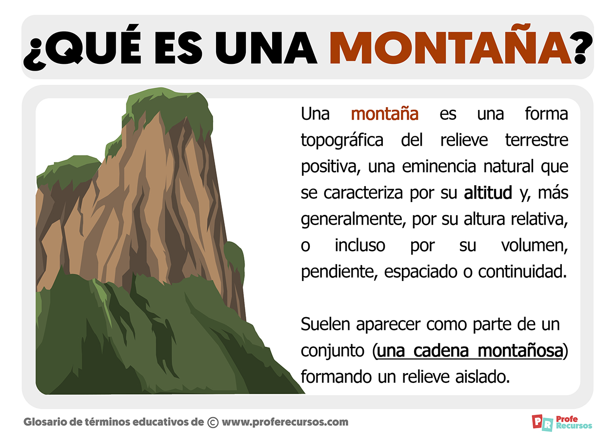 Que es una montaña