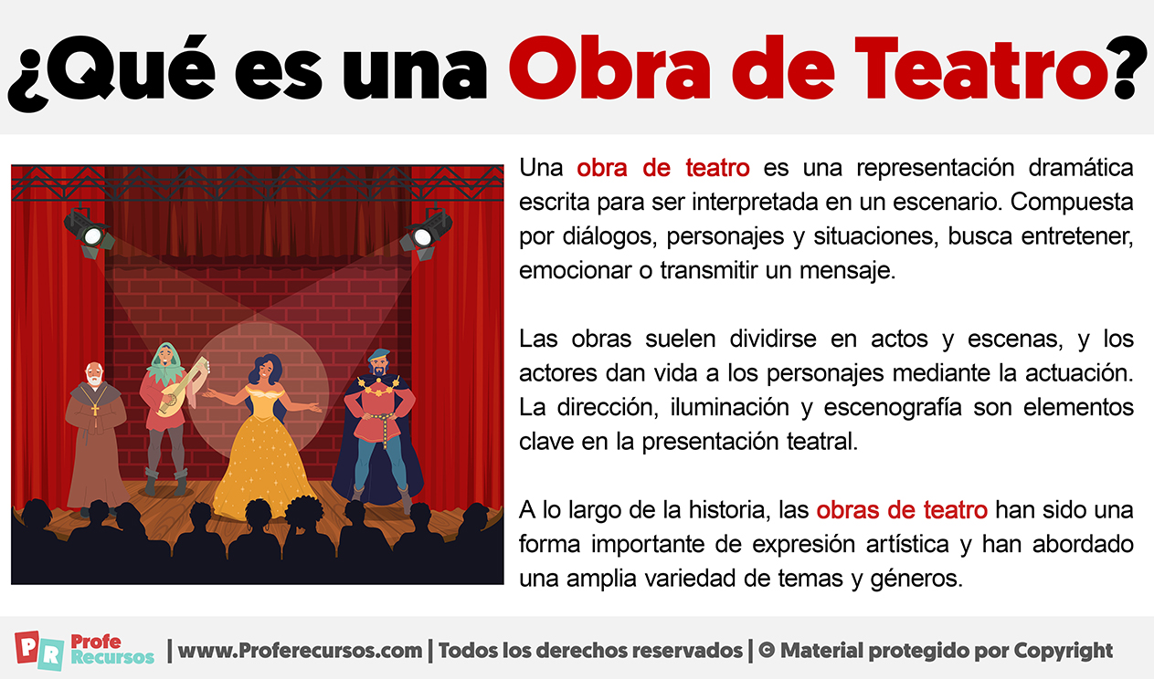 Que es una obra de teatro