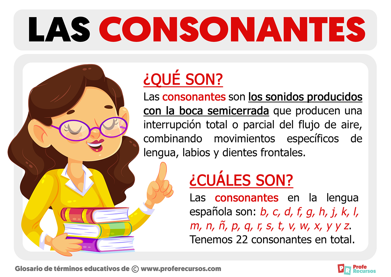 Que son las consonantes