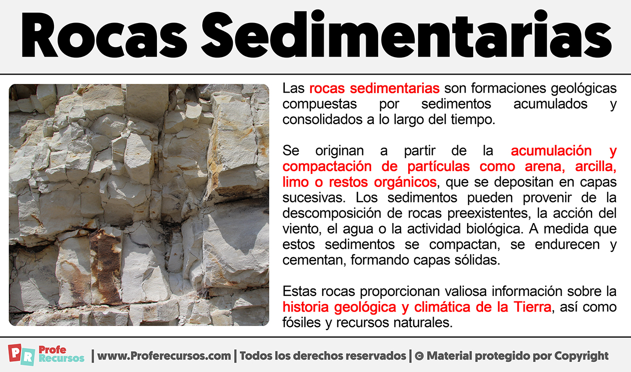 Que son las rocas sedimentarias