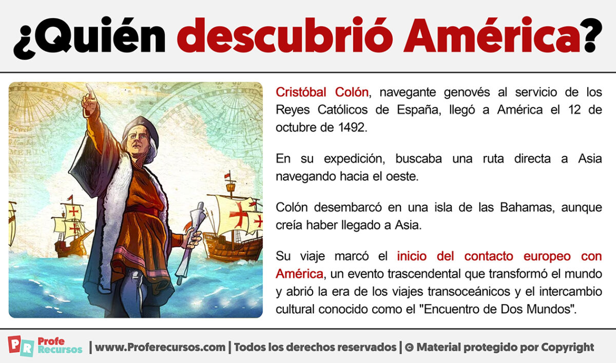 Qui n descubri Am rica - Quien Descubrio America 1200x707 