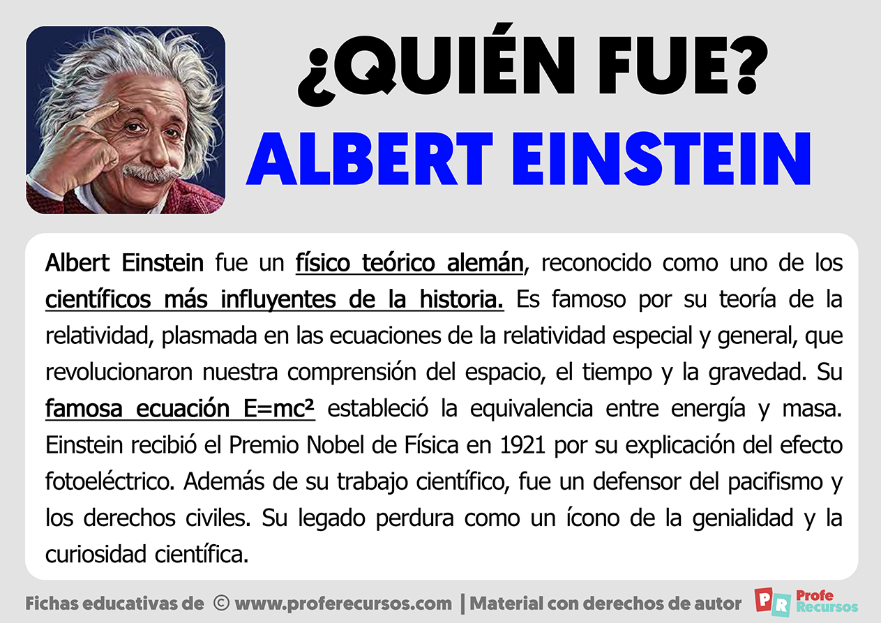 Quien fue albert einstein