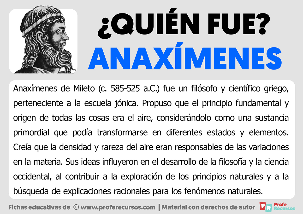 Quien fue anaximenes