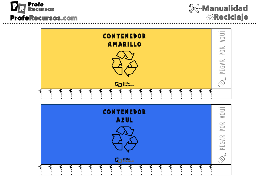 Recurso para practicar el reciclaje