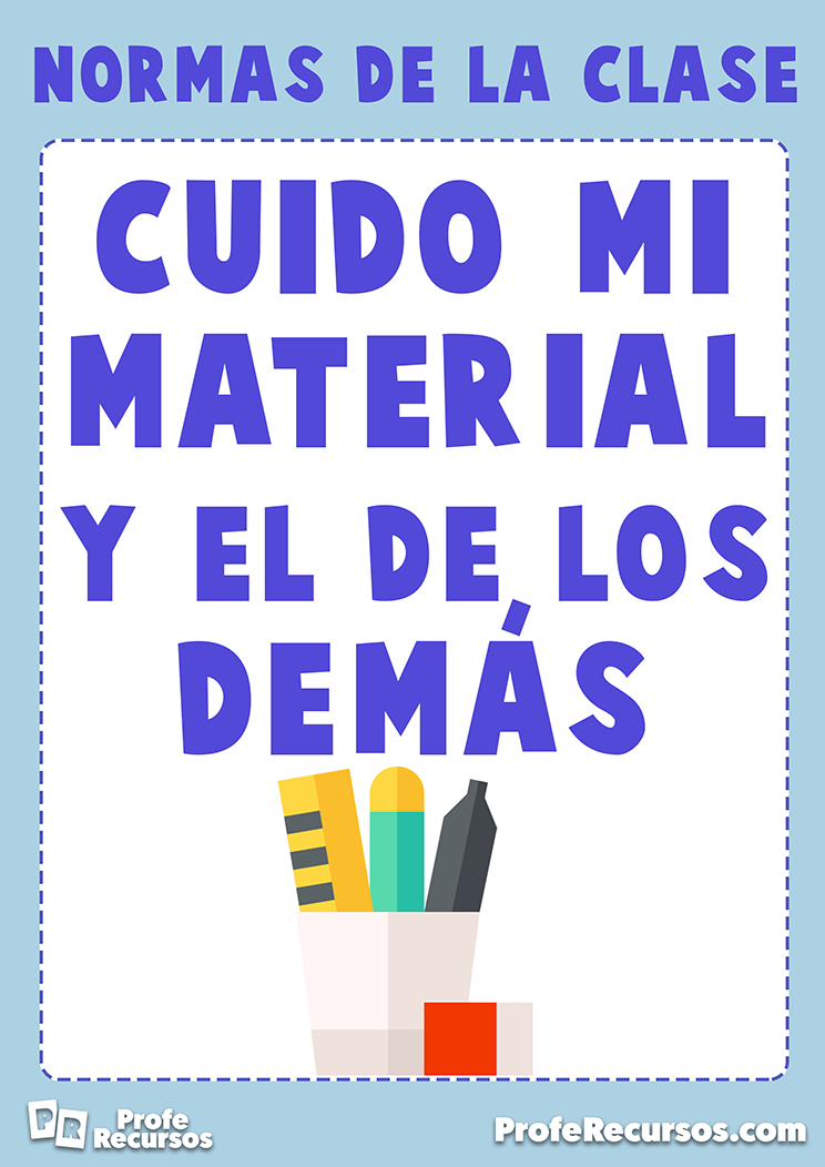 Reglas de clase para niños de primaria