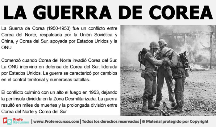 Resumen de la Guerra de Corea
