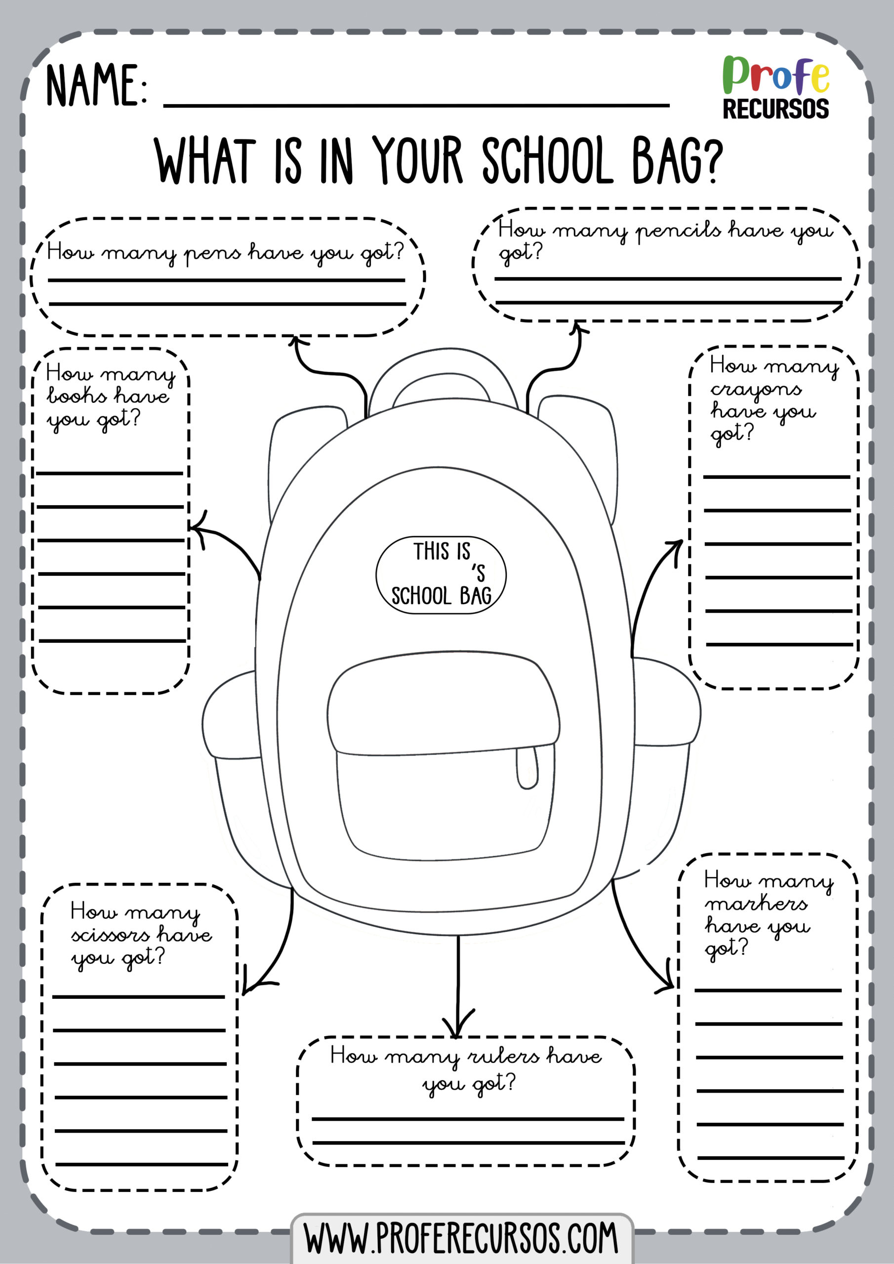 classroom-objects-worksheet1