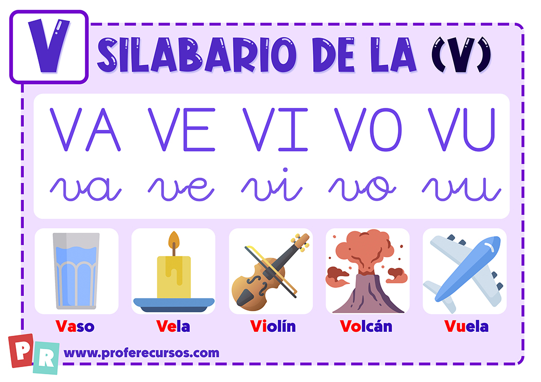 Objetos Com A Letra V Edulearn